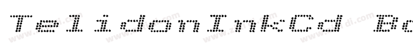 TelidonInkCd Bold字体转换
